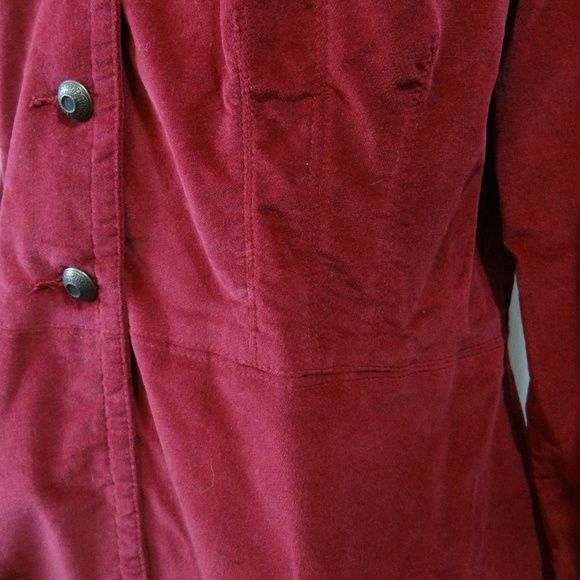 LAL - Vintage Vibes Velvet Button Front Blazer! <3 - Picture 4 of 8